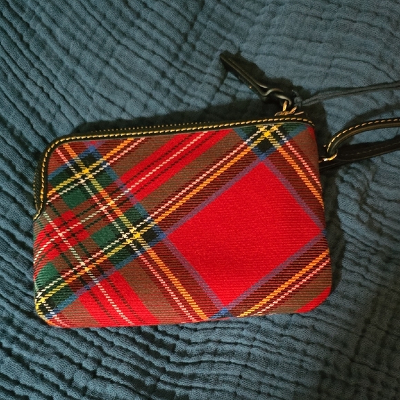 Dooney & Bourke Red and Black Clutch - Picture 4 of 7
